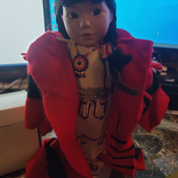 Georgetown Collections The Winter Baby Collectible Doll - Picture 2 of 3